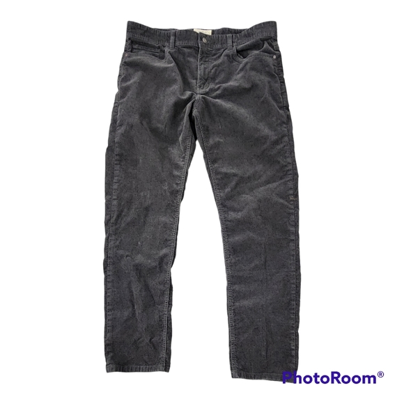 Copper & Oak Pants Copper Oak Mens Corduroy Pants 36 X 32 Charcoal Poshmark